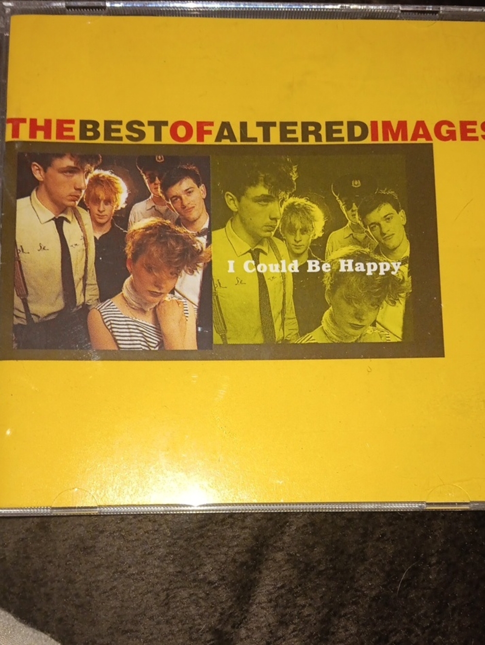 The Best of Altered Images - I Could Be Happy (Yellow Album Cover)